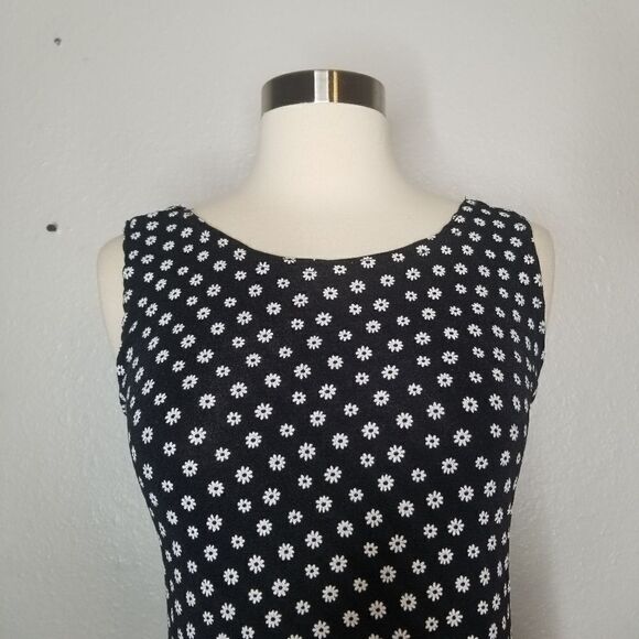 Vintage 90s y2k VSCO Maurices Slinky Floral Mini Skater Dress Md - Picture 2 of 6